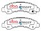 DBA Street Series Ceramic Brake Pads 167mm x 54.3mm DB2061SS - Front