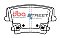 DBA Street Series Ceramic Brake Pads 101.2mm x 57.5mm DB2062SS - Rear