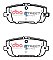 DBA Street Series Ceramic Brake Pads 99.1mm x 44.4mm DB2064SS - Rear