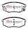 DBA Street Series Ceramic Brake Pads 130mm x 56.1mm DB2072SS - Front