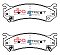 DBA Street Series Semi-Metallic Brake Pads 177mm x 59.2mm DB2080SS - Front