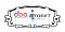 DBA Street Series Ceramic Brake Pads 122.7mm x 49.5mm DB2159SS - Front
