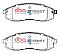 DBA Street Series Ceramic Brake Pads 151mm x 51.2mm DB2160SS - Front