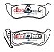 DBA Street Series Ceramic Brake Pads 140.5mm x 49.3mm DB2163SS - Rear