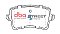 DBA Street Series Ceramic Brake Pads 116.4mm x 58.5mm DB2185SS - Rear
