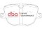 DBA Xtreme Performance Brake Pads 116.6mm x 63mm DB2207XP - Rear