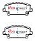 DBA Street Series Ceramic Brake Pads 131.6mm x 55.6mm DB2212SS - Front