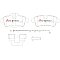 DBA Street Performance Brake Pads 95.4/95.4mm x 48.3/39.2mm DB2214SP - Rear