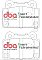 DBA Street Performance Brake Pads 86.6mm x 63.5mm DB2215SP - Rear