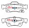 DBA Street Series Ceramic Brake Pads 141.5/140.2mm x 59.5/51.8mm DB2217SS - Rear