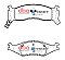 DBA Street Series Ceramic Brake Pads 165/172.2mm x 48.8/64.3mm DB2248SS - Front