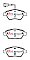 DBA Street Series Ceramic Brake Pads 122.8mm x 53.3mm DB2258SS - Front