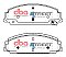 DBA Street Series Ceramic Brake Pads 153.4mm x 52.6mm DB2266SS - Front