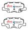 DBA Street Series Ceramic Brake Pads 101.3mm x 44mm DB2294SS - Rear