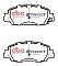 DBA Street Series Ceramic Brake Pads 148.6mm x 61mm DB2304SS - Front