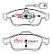 DBA Street Series Ceramic Brake Pads 155.2/155.2mm x 59.6/65mm DB2312SS - Front