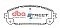 DBA Street Series Ceramic Brake Pads 167.1mm x 62mm DB2337SS - Front