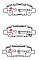 DBA Street Series Ceramic Brake Pads 105.4mm x 39.2mm DB2340SS - Rear