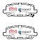DBA Street Series Ceramic Brake Pads 116.6mm x 45.3mm DB2355SS - Rear