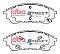 DBA Street Series Ceramic Brake Pads 184.5mm x 70.2mm DB2379SS - Front