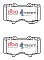 DBA Street Series Ceramic Brake Pads 134.6mm x 76.5mm DB2380SS - Front