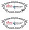 DBA Street Series Semi-Metallic Brake Pads 144.3mm x 61.3mm DB2423SS - Front
