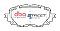 DBA Street Series Ceramic Brake Pads 122.2mm x 53.8mm DB2441SS - Front