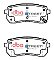 DBA Street Series Ceramic Brake Pads 110.6mm x 47.7mm DB2447SS - Rear