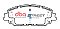 DBA Street Series Ceramic Brake Pads 142.7mm x 57.3mm DB2449SS - Front