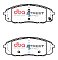 DBA Street Series Semi-Metallic Brake Pads 161mm x 60.5mm DB2454SS - Front