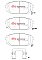 DBA Xtreme Performance Brake Pads 145.5mm x 64.4mm DB2647XP - Front