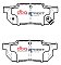 DBA Street Series Ceramic Brake Pads 115.7mm x 45.1mm DB300SS - Front
