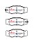 DBA Street Series Ceramic Brake Pads 130mm x 49.3mm DB382SS - Front