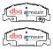 DBA Street Series Ceramic Brake Pads 127.7mm x 48mm DB390SS - Front