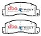 DBA Street Series Semi-Metallic Brake Pads 166.4mm x 62.5mm DB394SS - Front