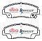 DBA Street Series Ceramic Brake Pads 127.7mm x 52.6mm DB409SS - Front