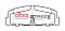 DBA Street Series Ceramic Brake Pads 107.6mm x 39.5mm DB417SS - Rear