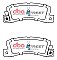 DBA Street Series Ceramic Brake Pads 107.6mm x 42.3mm DB422SS - Rear