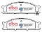 DBA Street Series Ceramic Brake Pads 160mm x 49.3mm DB438SS - Front