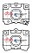 DBA Street Series Ceramic Brake Pads 78.9mm x 63.4mm DB442SS - Front