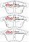 DBA Brake Kit - 4000 Series T3 Slotted & Xtreme Performance Brake Pads (2x DBA42960S + DB8304XP) DBA42960S-8304XP