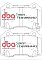 DBA Street Performance Brake Pads 109.7mm x 69.1mm DB8805SP - Rear