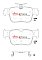 DBA Xtreme Performance Brake Pads 122.8mm x 57.7mm DB8850XP - Rear