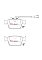 DBA Street Performance Brake Pads 122.80 / 122.80mm x 59.30 / 55.80mm DB8864SP - Rear