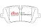 DBA Street Performance Brake Pads 131.3mm x 58.4mm DB8919SP - Rear
