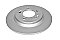 DBA Street Series En-Shield Plain Brake Disc 284mm x 10mm SOLID DBA2489E - Rear