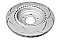DBA Street Series T2 Brake Disc 336mm x 22mm Kangaroo Paw DBA2859S - Rear