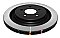 DBA 4000 series Plain Brake Disc 330mm x 25mm Kangaroo Paw DBA42165 - Rear