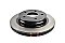 DBA 4000 series Plain Brake Disc 336mm x 28mm Vented DBA42442 - Front