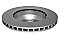 DBA 4000 series Plain Brake Disc 330mm x 28mm Kangaroo Paw DBA42593E - Rear